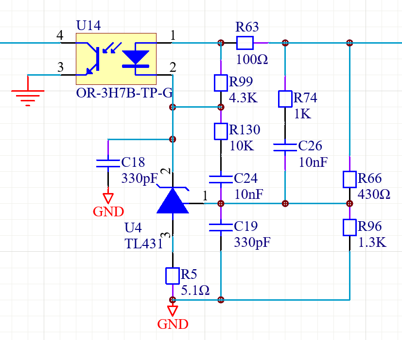 MCU power feedback loop